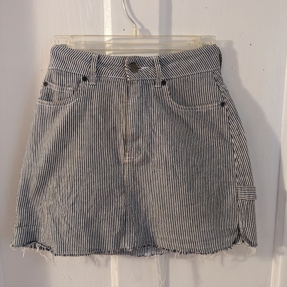 Stripped jean mini - Picture 1 of 3